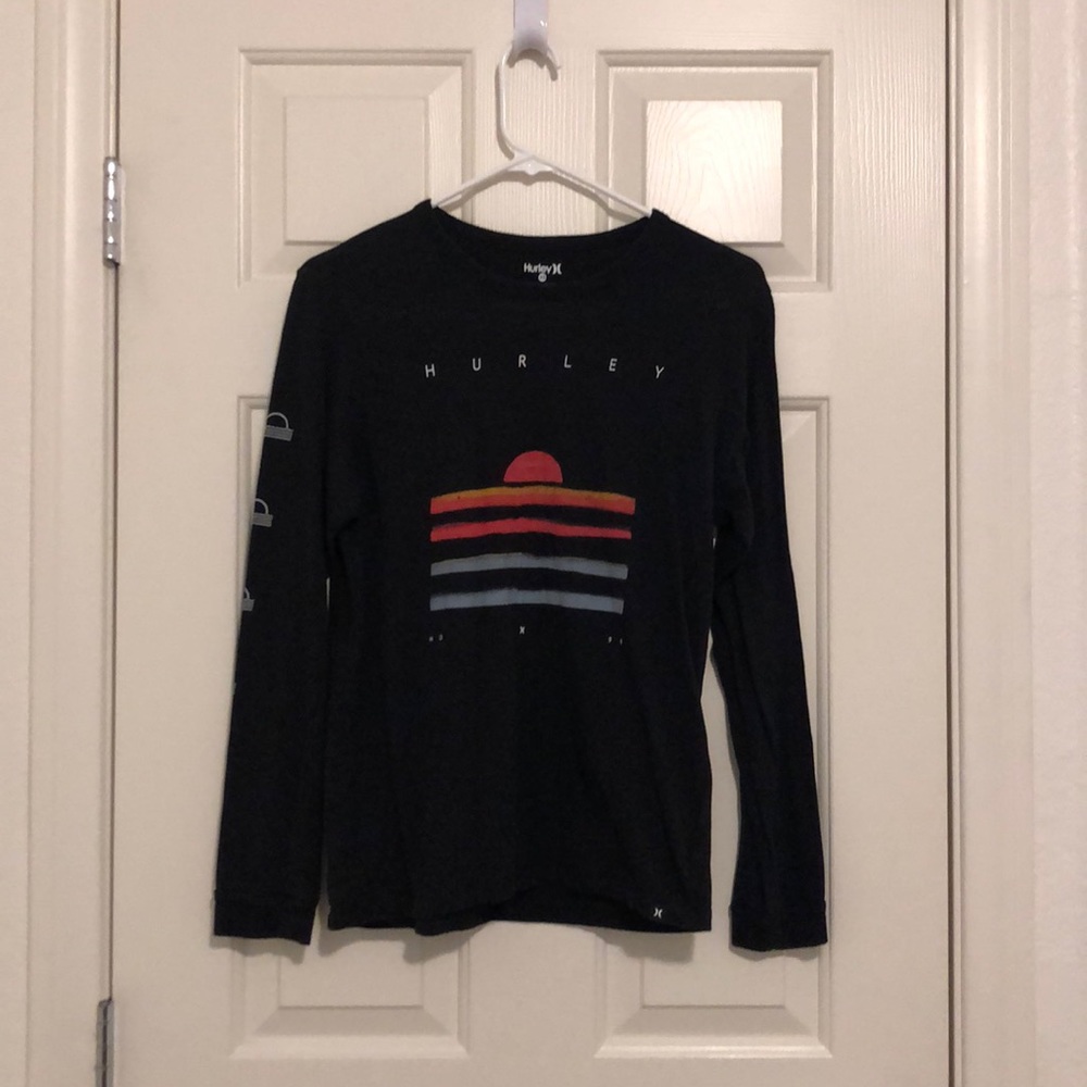 Hurley designed black long sleeve